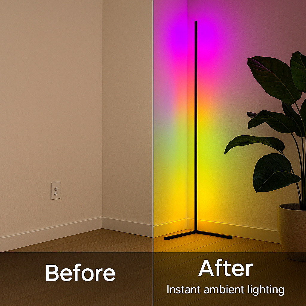 ELANAURA™-LED Corner Floor Lamp