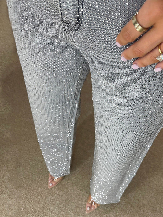 ELANAURA™ – SHINY RHINESTONE JEANS