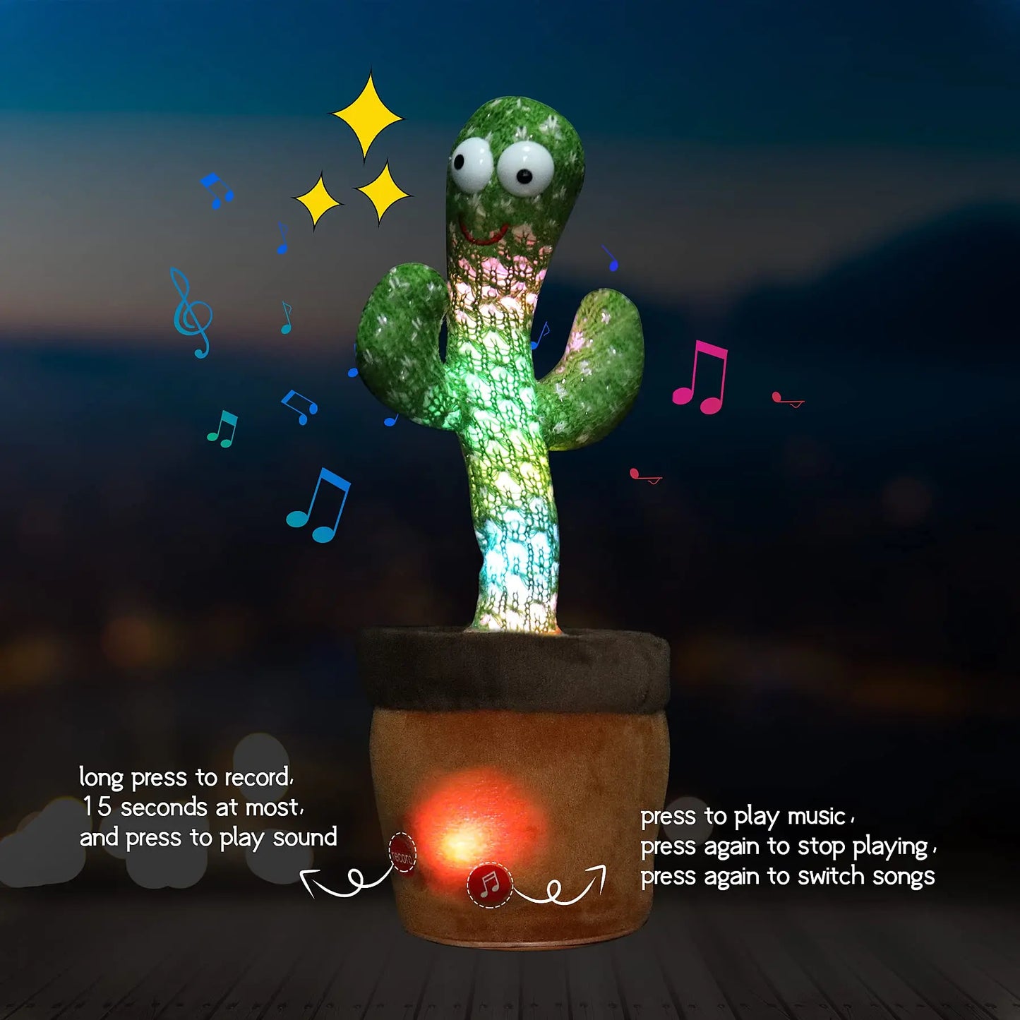 ELANAURA™-Cacto Dancing Cactus Plush Toy