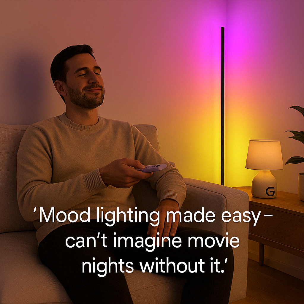 ELANAURA™-LED Corner Floor Lamp