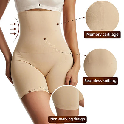 ELANAURA™– Women’s High Waist Flat Angle Shapewear Pants
