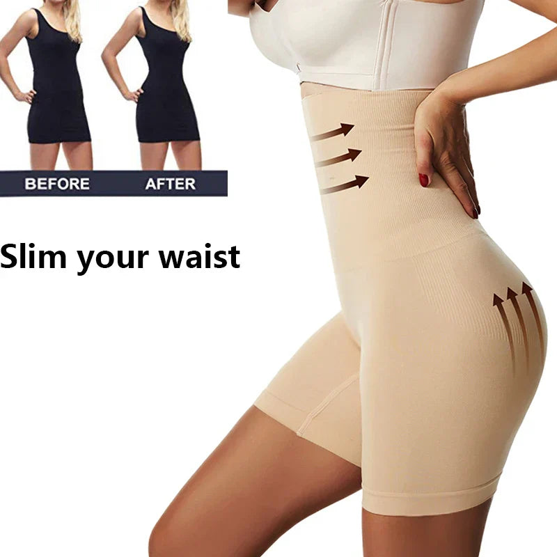 ELANAURA™– Women’s High Waist Flat Angle Shapewear Pants