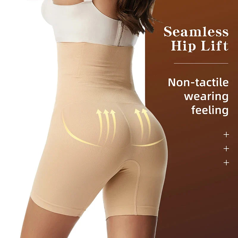 ELANAURA™– Women’s High Waist Flat Angle Shapewear Pants